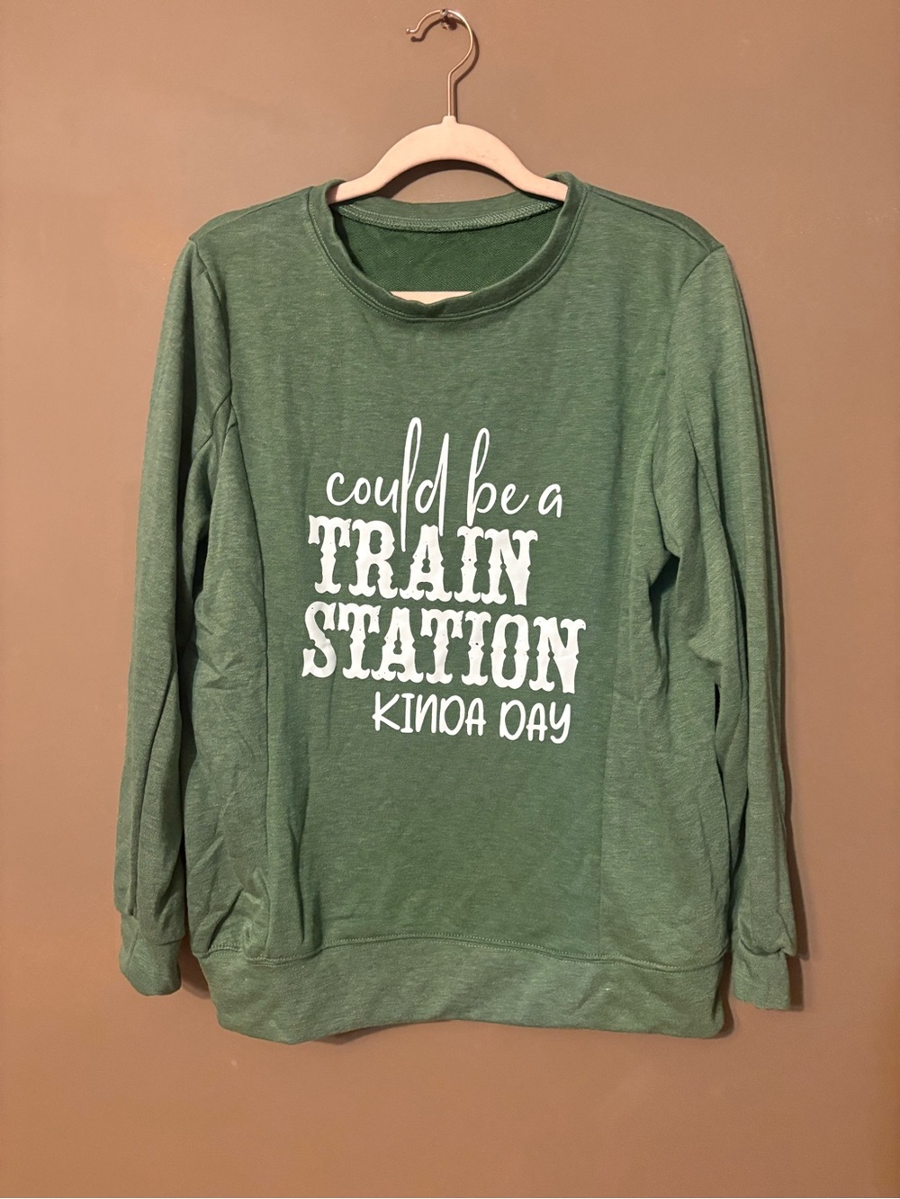 Yellowstone Themed Sweatshirt Train Station